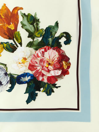 White Silk Scarf