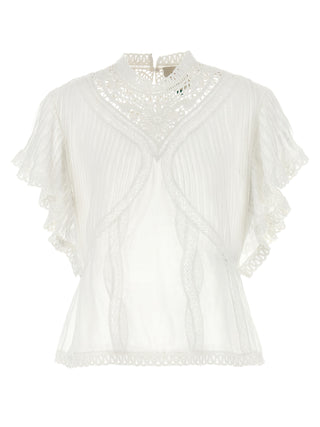 White Organic Cotton Blouse