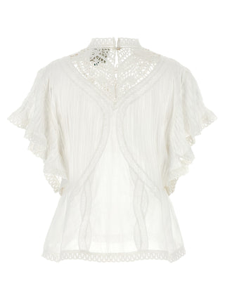White Organic Cotton Blouse