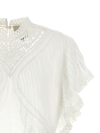 White Organic Cotton Blouse