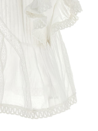 White Organic Cotton Blouse