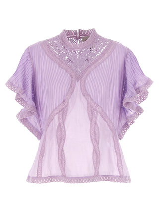 Purple Organic Cotton Blouse