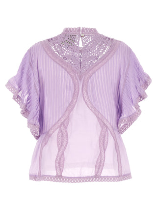 Purple Organic Cotton Blouse