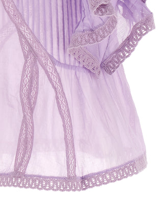 Purple Organic Cotton Blouse