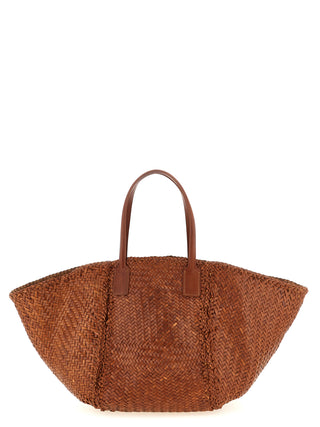 Brown Calfskin Tote Bag