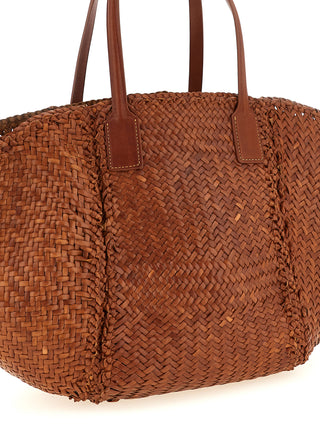Brown Calfskin Tote Bag