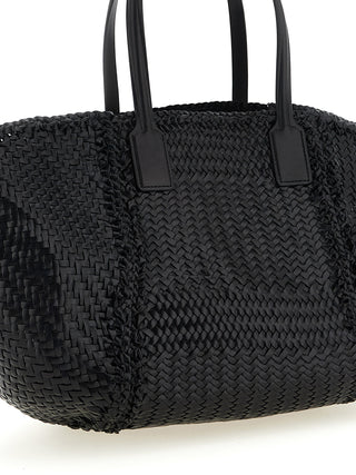 Black Calfskin Tote Bag