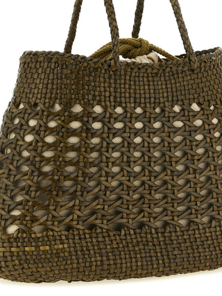 Bicolor Calfskin Handbag