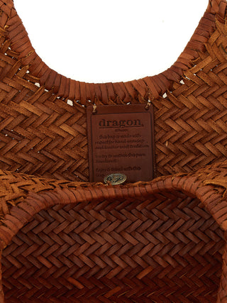 Brown Calfskin Shoulder Bag
