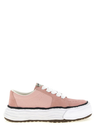 Multicolor Cowhide Platform Sneakers
