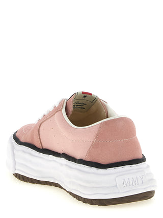Multicolor Cowhide Platform Sneakers