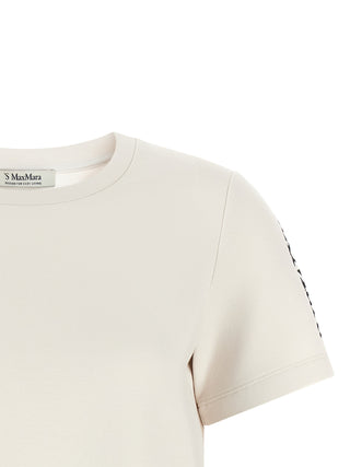 Camiseta de algodón beige