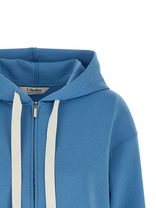 Blue Cotton Hoodie
