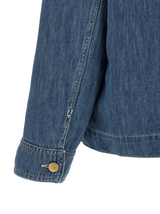 Blue Cotton Denim Jacket