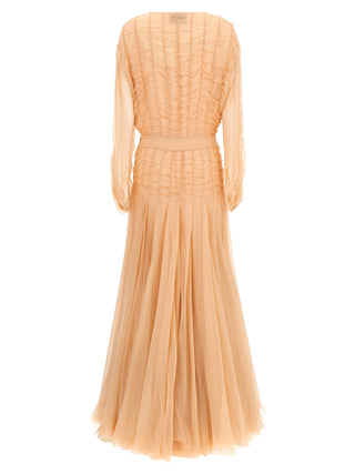Multicolor Cotton Long Dress