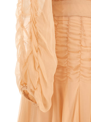 Multicolor Cotton Long Dress