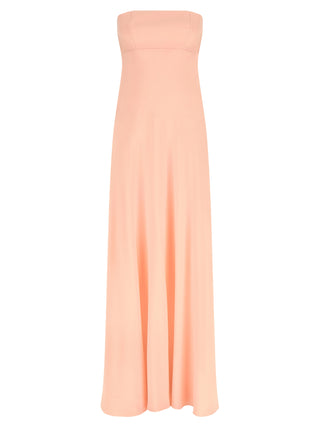 Multicolor Silk Long Dress