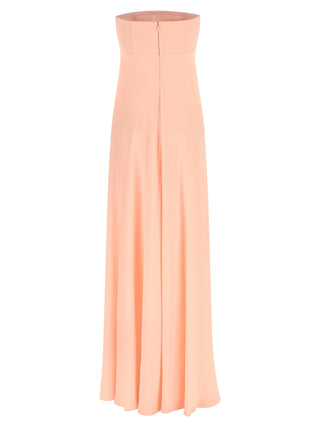 Multicolor Silk Long Dress