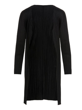 Black Polyester Cardigan