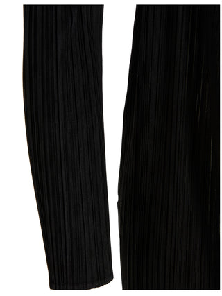 Black Polyester Cardigan