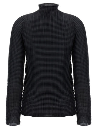 Black Polyester Cardigan