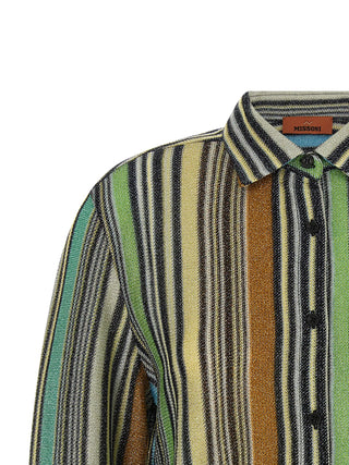 Blusa multicolor de viscosa