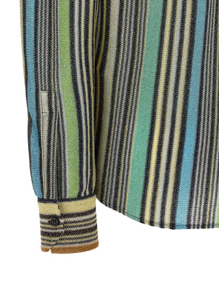 Blusa multicolor de viscosa