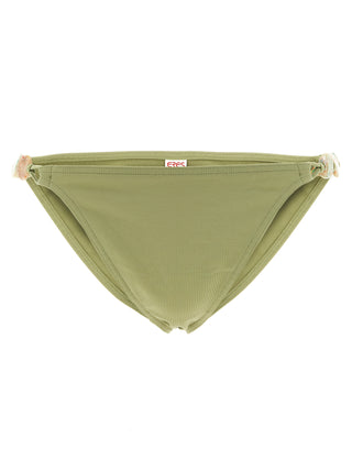 Bicolor Polyamide Swim Briefs