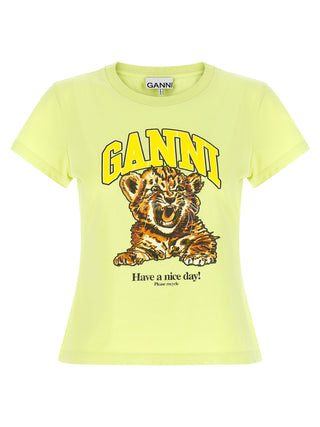 Camiseta bicolor de algodón  