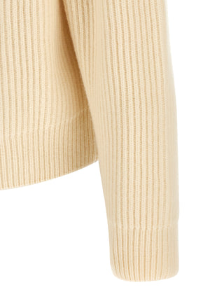 White Wool Cardigan
