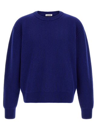 Blue Wool Cardigan