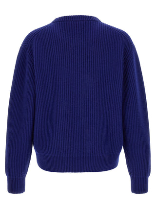 Blue Wool Cardigan