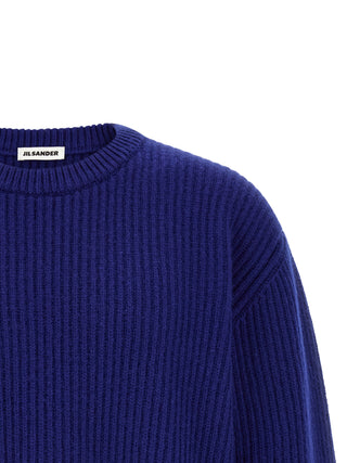 Blue Wool Cardigan