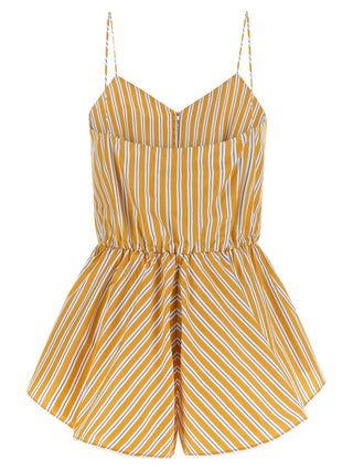 Bicolor Cotton Rompers
