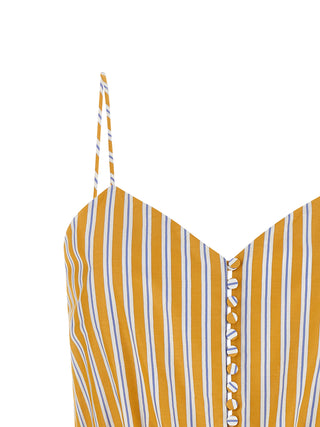 Bicolor Cotton Rompers