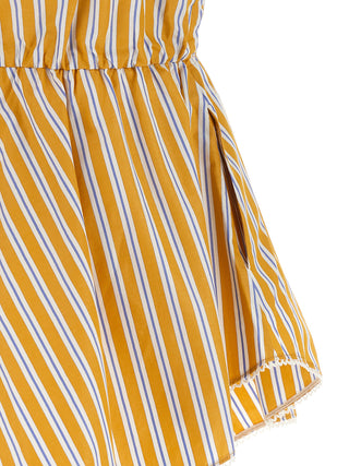 Bicolor Cotton Rompers
