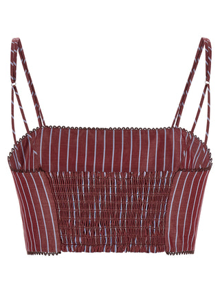 Blusa multicolor de algodón  