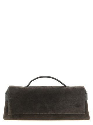 Brown Calfskin Clutch Bag
