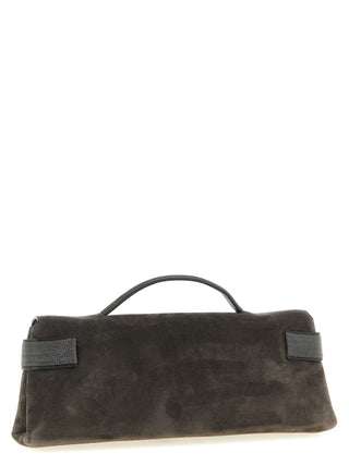 Brown Calfskin Clutch Bag