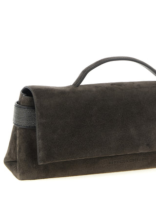 Brown Calfskin Clutch Bag
