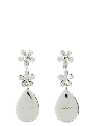 Silver Brass Earrings