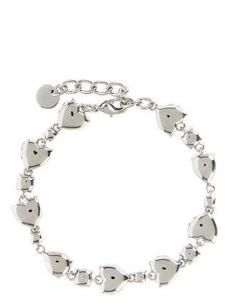 Pulsera de latón plateado