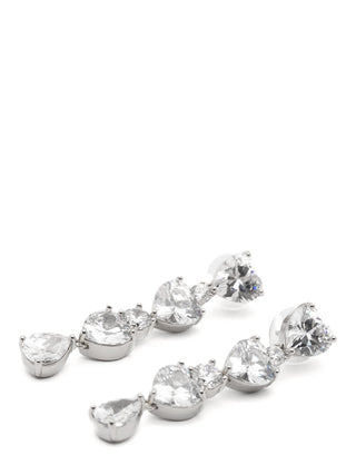 Silver Brass Earrings