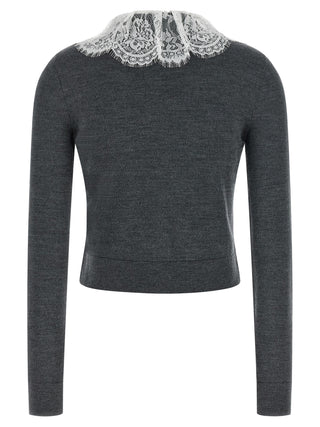 Gray Wool Cardigan