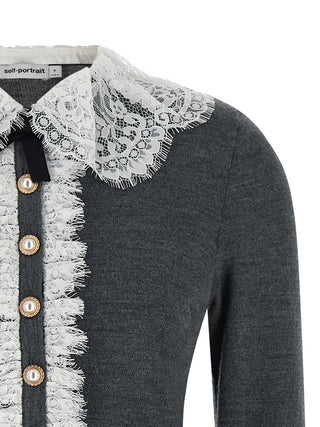 Gray Wool Cardigan