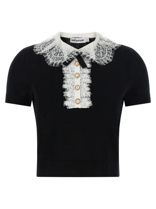 Bicolor Wool Blouse