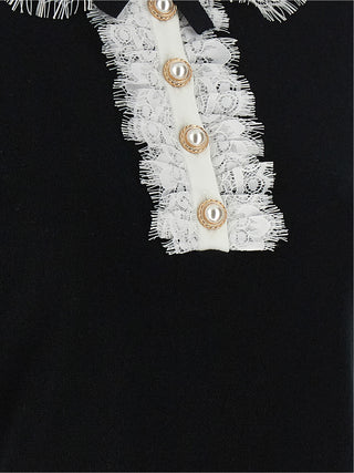 Bicolor Wool Blouse