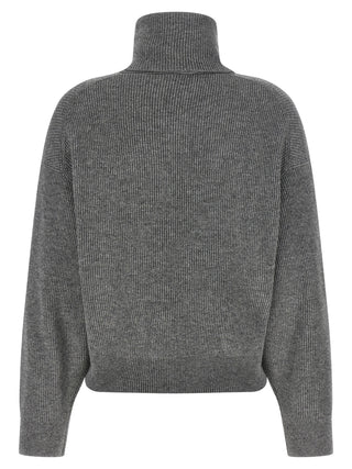 Gray Virgin Wool Cardigan