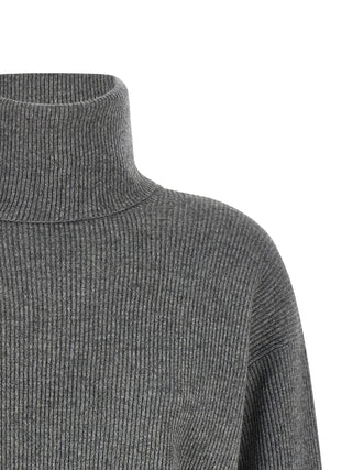Gray Virgin Wool Cardigan