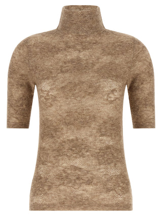 Beige Silk Cardigan